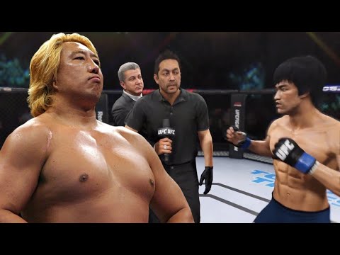 Bruce Lee vs Yoshihiro Takayama  ( EA Sports UFC 4 ) wwe mma