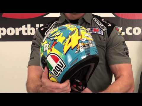 AGV GP-Tech Rossi Limited Wake Up Helmet Review from SportbikeTrackGear.com