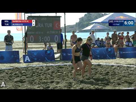 1/2 Women's BW - 50 kg: K. BARBOSA VITO (BRA) v. S. ALIOGLU (TUR)