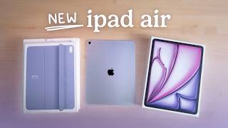 Unboxing the NEW M3 iPad Air & Accessories 💜