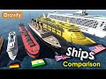 Ships Size Comparison