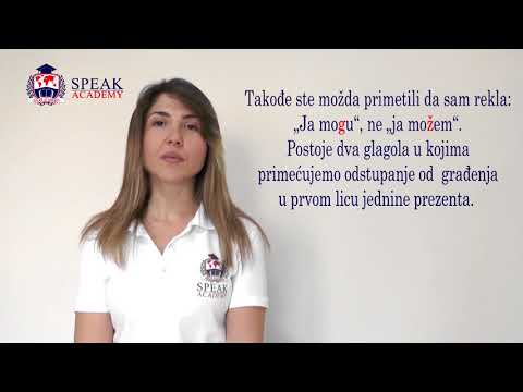 Serbian Lesson 5.3 - Voice changes in the forms of the present -Serbian language  courses
