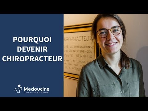 ? Qu'est ce qui vous a donné envie de faire de la CHIROPRAXIE ? France Deffrennes ?