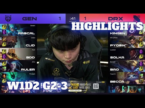GEN vs DRX - Game 3 Highlights | Week 1 Day 1 LCK Summer 2021 | Gen.G vs DRX G3