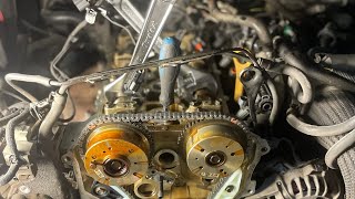 Genesis Coupe 2.0T Timing Chain Replacement Pt.2