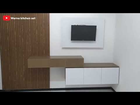 Kitchen set minimalis Bajed 1.7 m backdrop tv Wallpanell