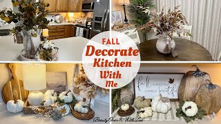 2023 FALL DECORATING CONDO KITCHEN #falldecoratewithme #falldecorating #falldecor