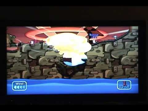 worms battle islands wii puzzle 18