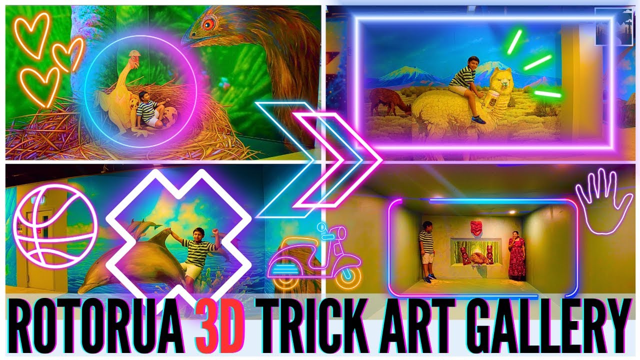 Step inside 3D Trick Art Gallery Rotorua with this walkthrough.