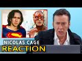 Nicolas Cage REACTION The Flash Superman CAMEO