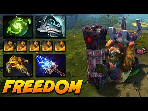 Freedom Earthshaker Echo Domination - Dota 2 Pro Gameplay [Watch & Learn]