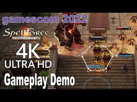 SpellForce Conquest of Eo Gameplay Demo gamescom 2022 [4K]