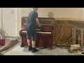 How to dismantle an upright piano