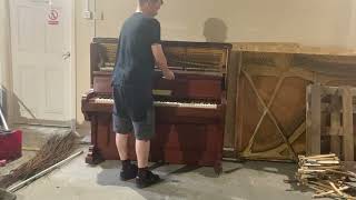 How to dismantle an upright piano