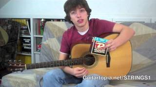 Video thumbnail for Dunlop Phosphor Bronze Acoustic Guitar Strings Review: Great Low Tension Strings! by Acoustic Guitar Review