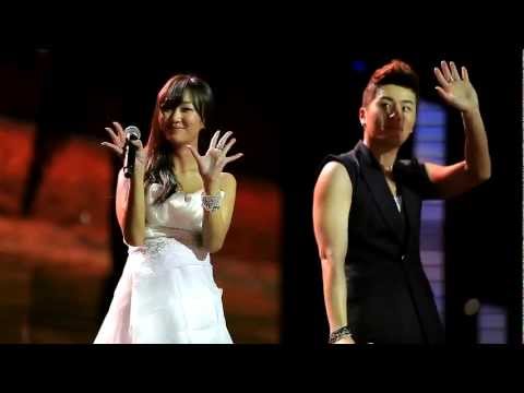 [HD FANCAM]130309 Eru Feat Hyorin (sistar) - Kemesraan Music Bank  Jakarta