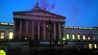 UCL Cut the Rent start 'Rex Knight's retirement party' with smoke bombs and fireworks