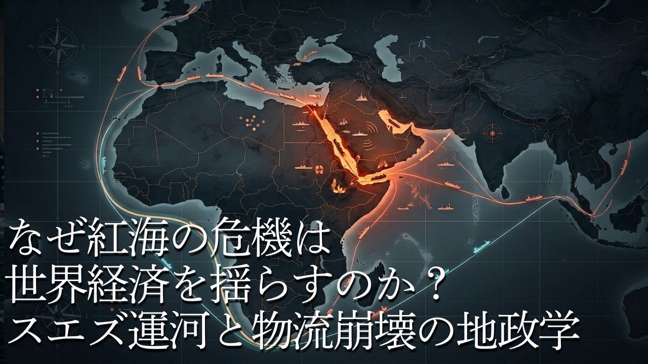 なぜ紅海の危機は世界経済を揺らすのか。スエズ運河と物流崩壊の地政学【ゆっくり解説】