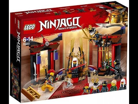 Обзор Набора Lego Ninjago 70651 'тронный зал'