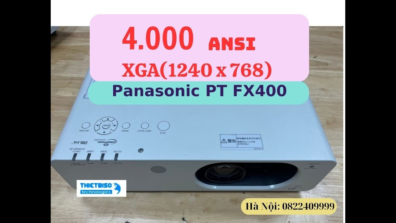 Máy chiếu cũ Panasonic PT FX400 giá rẻ (140012)