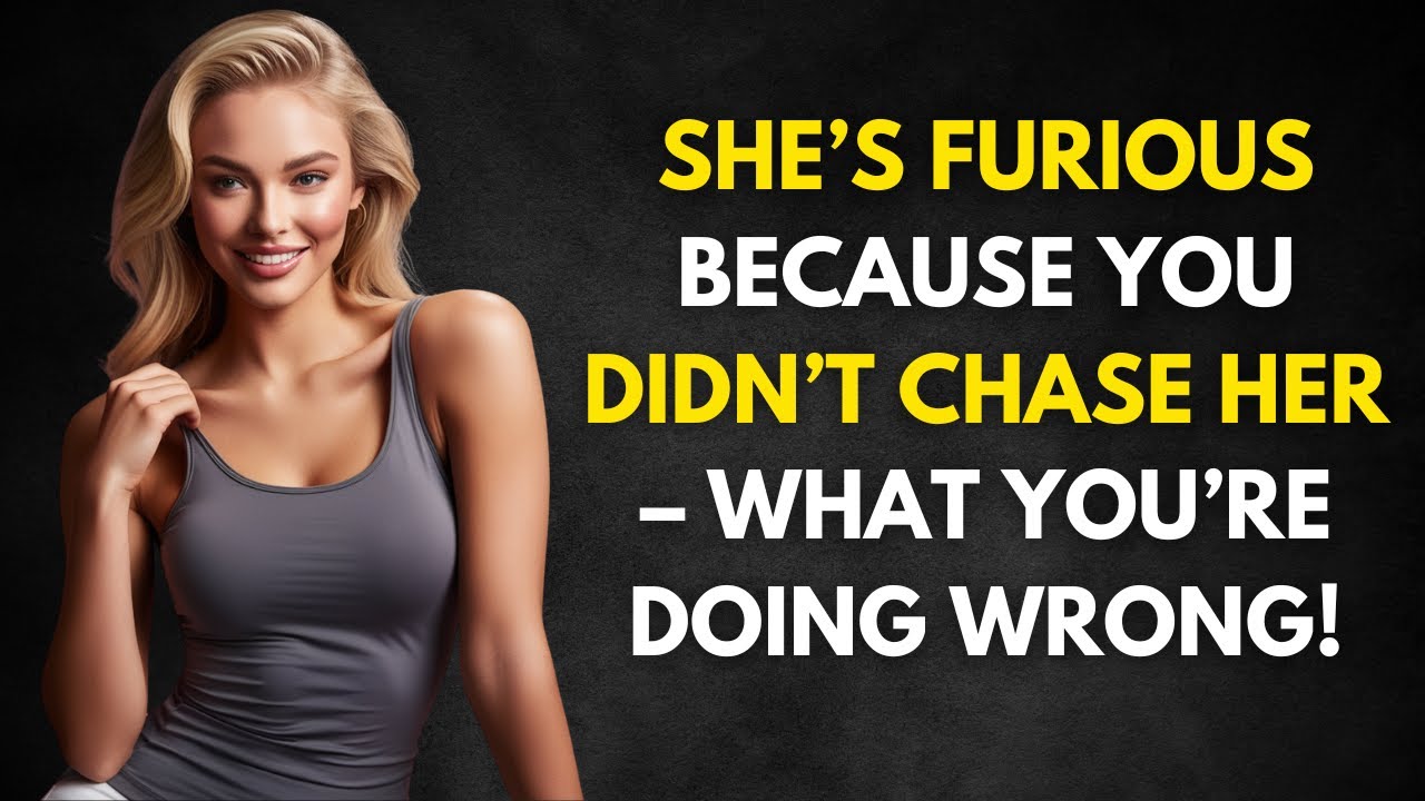 She Pulled Away Then Got Angry Because You Didn't Chase Her! | Stoicism