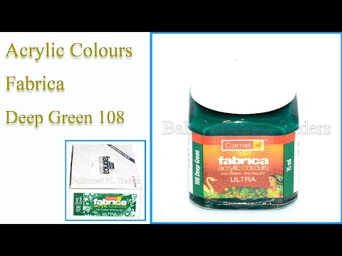 Deep Green 108 Fabric Acrylic Color Camel 15 ML