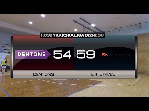 Dentons vs Erte Invest - XIII kolejka - I Liga Warszawa - Koszykarska Liga Biznesu