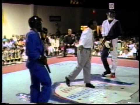 Larry Tankson vs Anthony Price at 1995 Bluegrass Nationals Karate Tournament