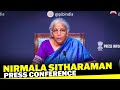LIVE Finance Minister Nirmala Sitharaman Press Briefing On Outcome Of GST Council Meeting