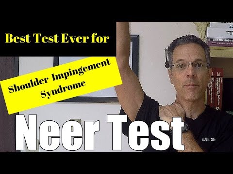 Best Test for Shoulder Impingement Syndrome (Neer Test)