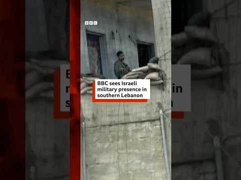 Israel expanding presence in Lebanon, officials say, as BBC visits occupied areas. #Lebanon #BBCNews