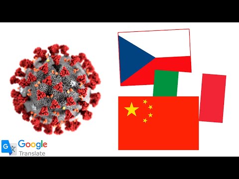 C0RONAVIRUS en diferentes acentos de paises