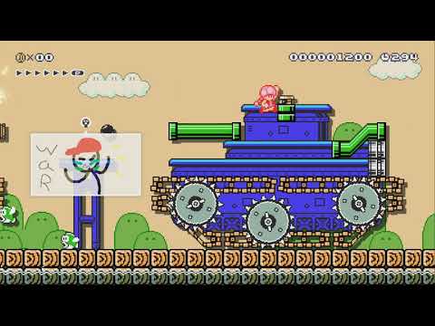 Mario Joins The Army-o by nabuz - Super Mario Maker 2 - No Commentary 1bu