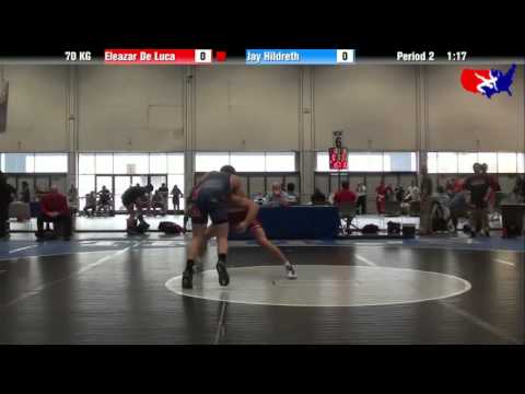 Eleazar De Luca vs. Jay Hildreth at 2013 Junior Nationals - FILA - GR