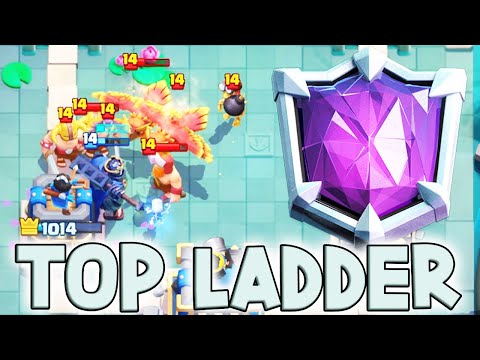 TOP 100 IN THE WORLD WITH THE BEST GOBLIN DRILL DECK IN CLASH ROYALE! 🏆