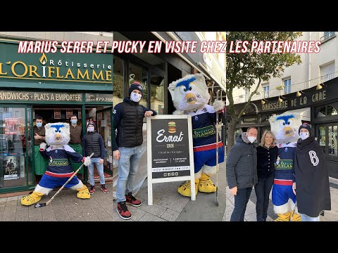 Marius SERER et Pucky en visite chez nos partenaires