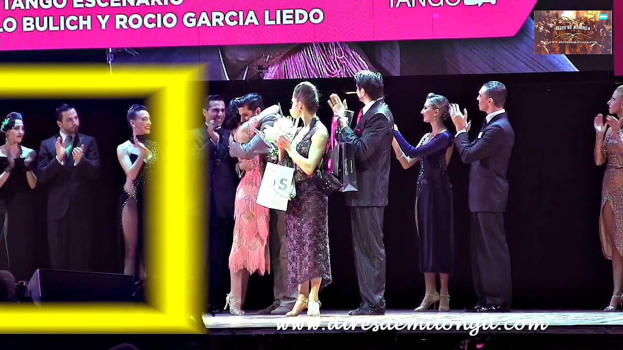 Ezequiel Jesús López, Camila Alegre, campeones escenario Mundial de  Tango 2015