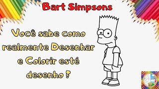 Como Desenhar e Colorir o Bart Simpsons| DesenhArte