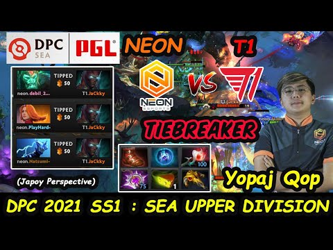 Neon Esports vs T1 | Tiebreaker Japoy QOP DPC 2021 SEA Upper Division Game3