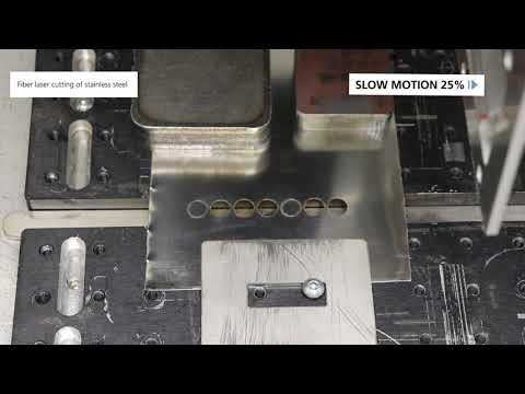 TRUMPF laser cutting: TruFiber 2000 P compact –  laser cutting 2 mm thick steel  / 2mm Edelstahl