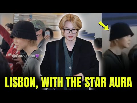 Jimin BTS Stuns in Casual Lisbon Airport Look—Aura Star Power Unmatched!
