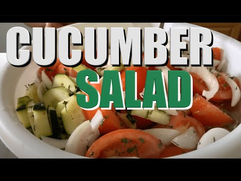 How to make Refreshing  Sweet N Sour Cucumber onion and tomato salad