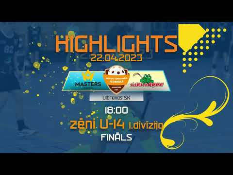 🎬 Highlights: FS Masters/Ulbroka Black - Lielvārde (ZU14 1. div. fināls) (22.04.2023)