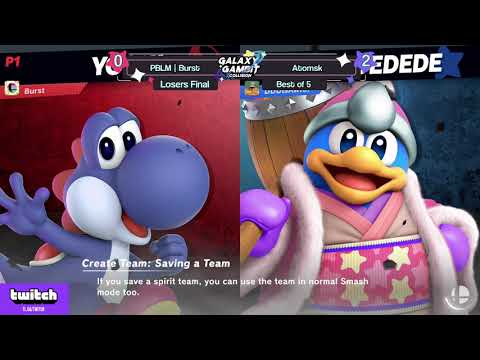 GGxC 2 - Atomsk (King Dedede) Vs. PBLM Burst (Yoshi) - Top 8: Losers Final