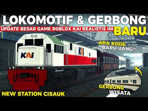 Update Besar Banyak Gerbong Wisata Baru & Stasiun Baru Keren Banget‼️ - Roblox Kereta Api Indonesia