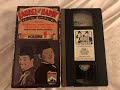 Closing Of Laurel And Hardy Comedy Classics Vol 1 VHS