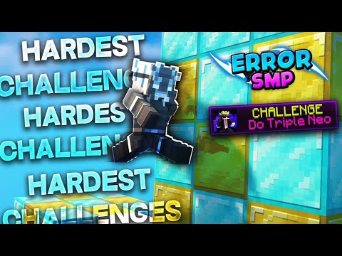 10 Minecraft Youtubers Gave Me Thier Hardest Challenges | Application For Error Smp Ft. @aTerroRR