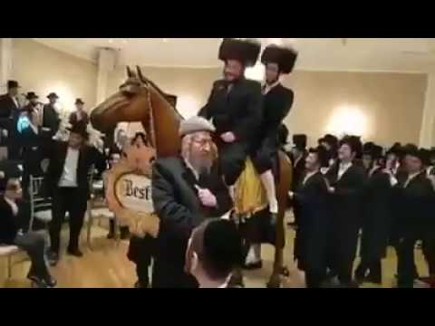 Just "Horsing Around" At A Wedding