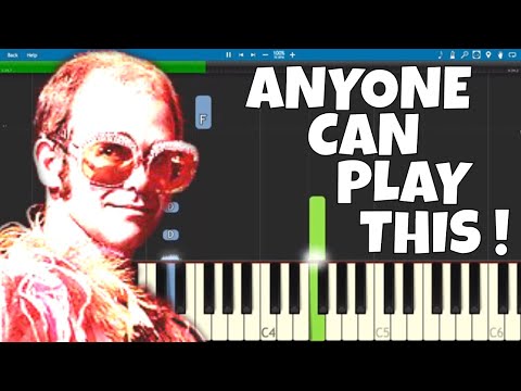 Tiny Dancer - Elton John piano tutorial