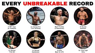 Every Unbreakable Record In UFC Explained